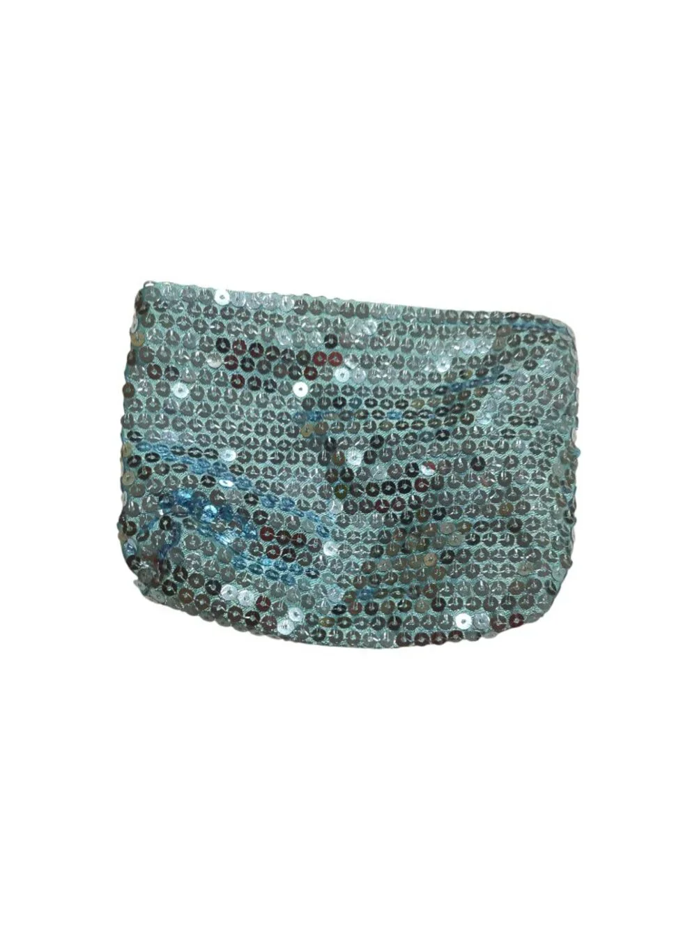 Blue Sequin Bag